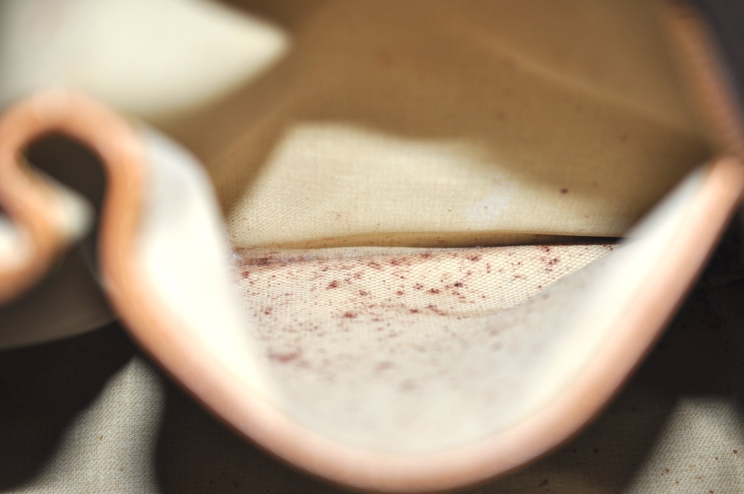 Authentic Louis Vuitton Monogram Deauville Hand Bag M47270 LV K6683