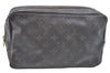 Auth Louis Vuitton Monogram Trousse Toilette 28 Clutch Hand Bag M47522 LV K6684