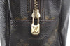 Auth Louis Vuitton Monogram Trousse Toilette 28 Clutch Hand Bag M47522 LV K6684