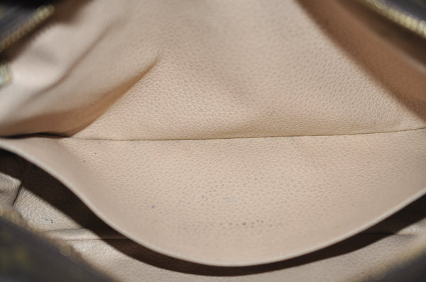 Auth Louis Vuitton Monogram Trousse Toilette 28 Clutch Hand Bag M47522 LV K6684