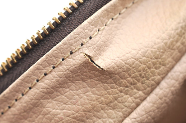 Auth Louis Vuitton Monogram Trousse Toilette 28 Clutch Hand Bag M47522 LV K6684