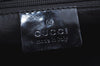 Authentic GUCCI Shoulder Hand Bag Purse Nylon Leather 0013297 Black K6691