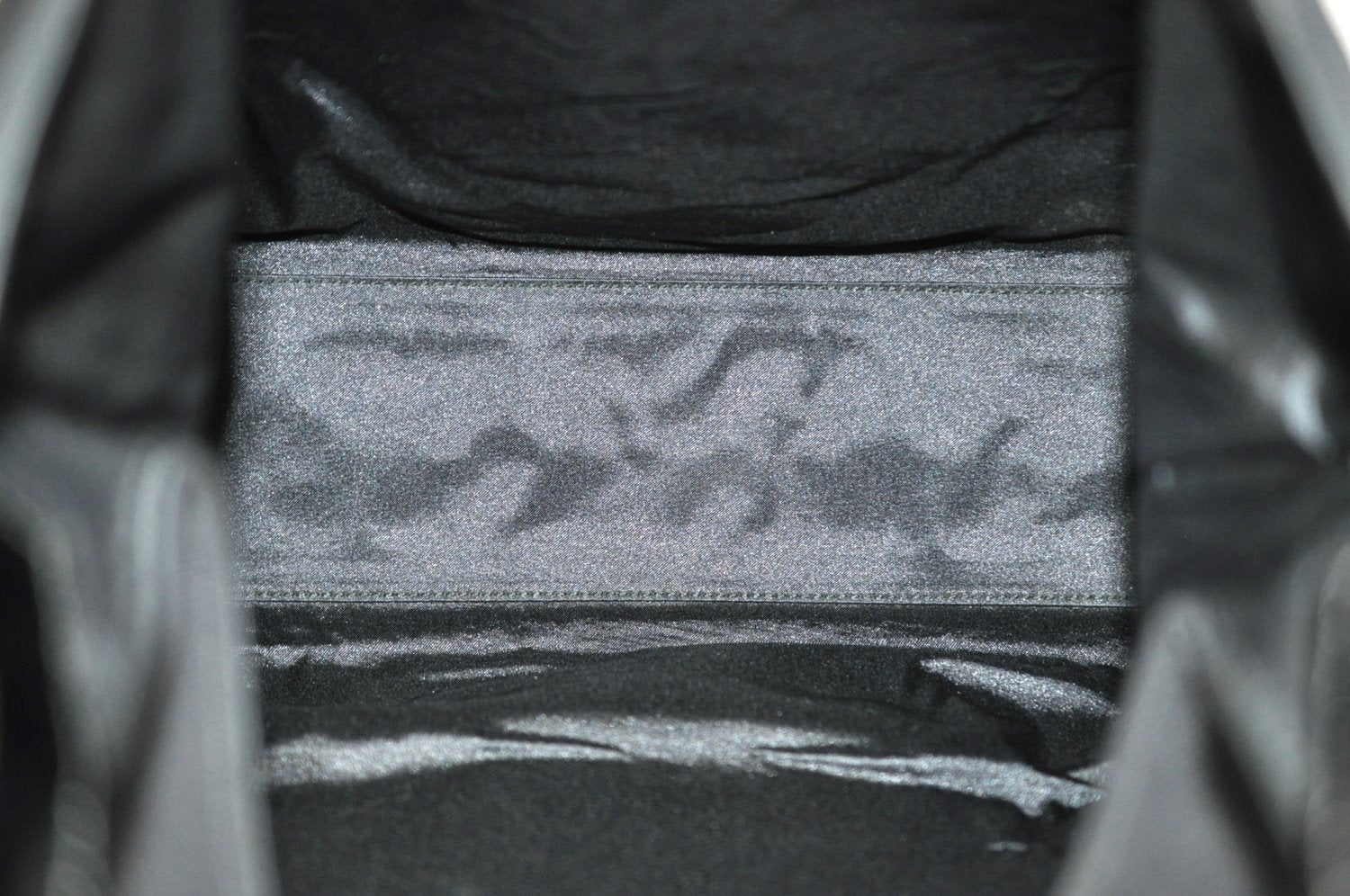 Authentic GUCCI Shoulder Hand Bag Purse Nylon Leather 0013297 Black K6691