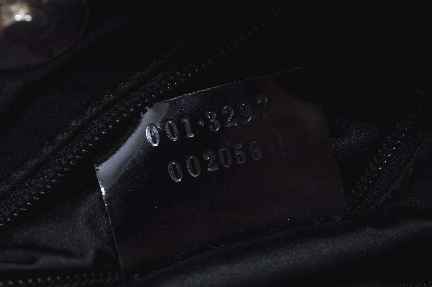 Authentic GUCCI Shoulder Hand Bag Purse Nylon Leather 0013297 Black K6691