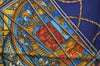 Authentic HERMES Carre 90 Scarf "LES TAMBOURS" Silk Navy K6708