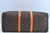 Authentic Louis Vuitton Monogram Keepall 50 Travel Boston Bag M41426 LV K6733