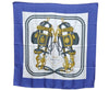 Authentic HERMES Carre 90 Scarf "BRIDES de GALA par" Silk Blue K6755