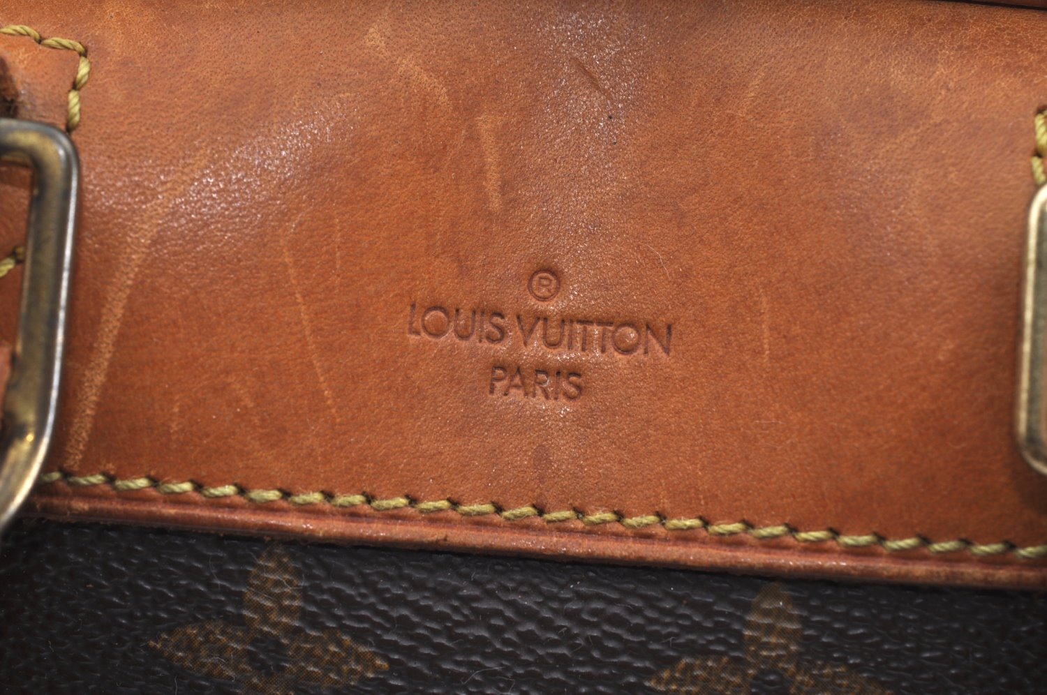 Authentic Louis Vuitton Monogram Deauville Hand Bag M47270 LV K6781