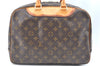 Authentic Louis Vuitton Monogram Deauville Hand Bag M47270 LV K6782