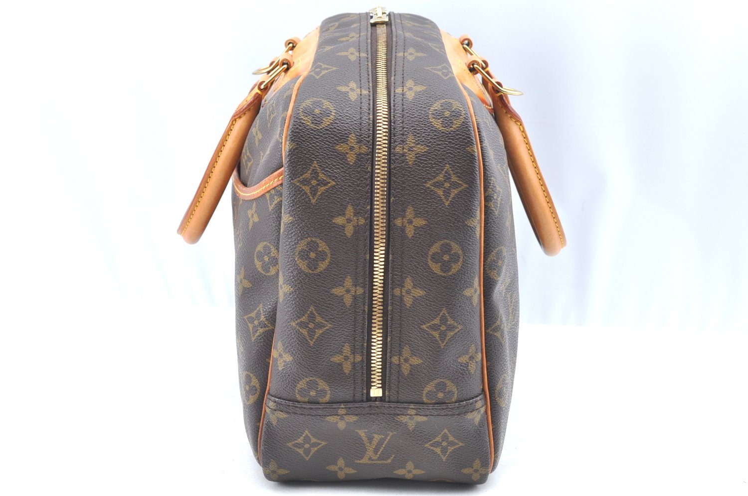 Authentic Louis Vuitton Monogram Deauville Hand Bag M47270 LV K6782