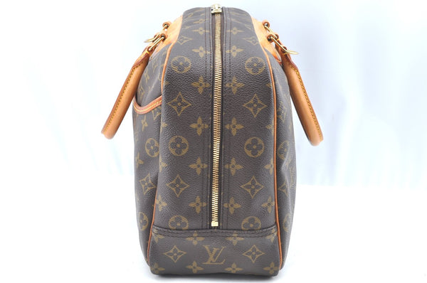 Authentic Louis Vuitton Monogram Deauville Hand Bag M47270 LV K6782