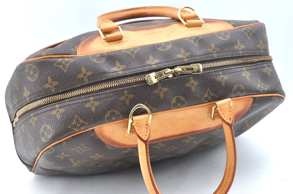 Authentic Louis Vuitton Monogram Deauville Hand Bag M47270 LV K6782