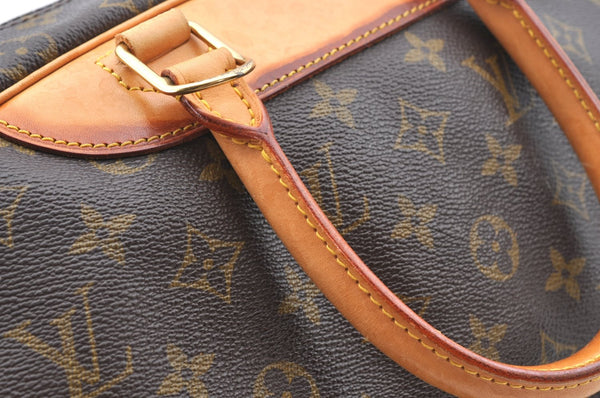 Authentic Louis Vuitton Monogram Deauville Hand Bag M47270 LV K6782