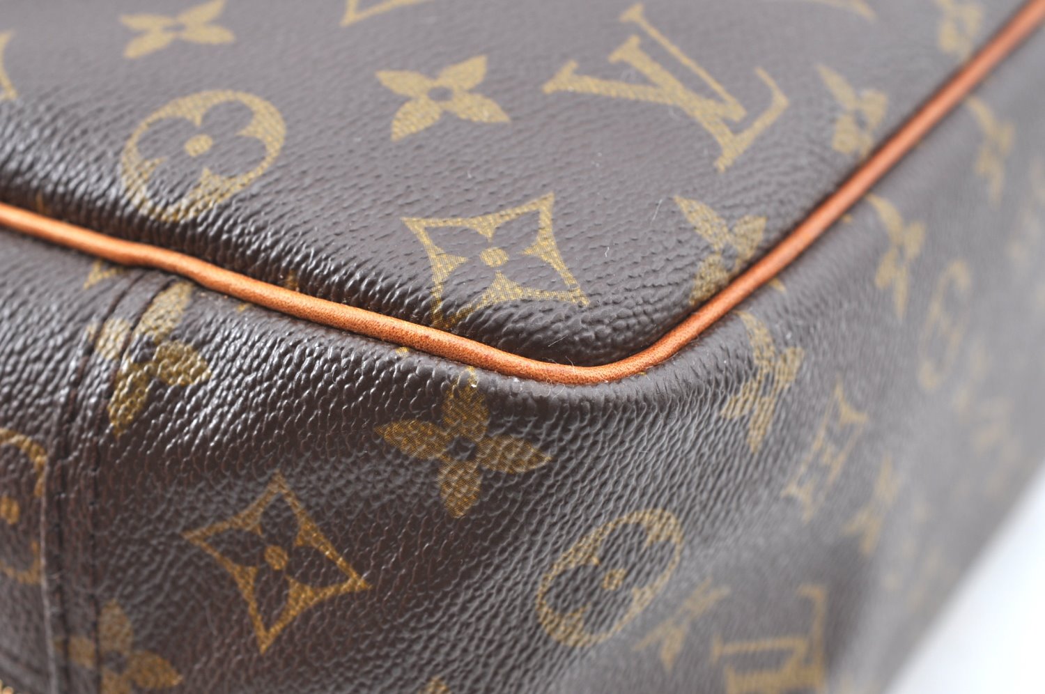 Authentic Louis Vuitton Monogram Deauville Hand Bag M47270 LV K6782