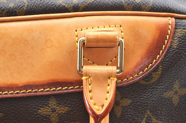 Authentic Louis Vuitton Monogram Deauville Hand Bag M47270 LV K6782