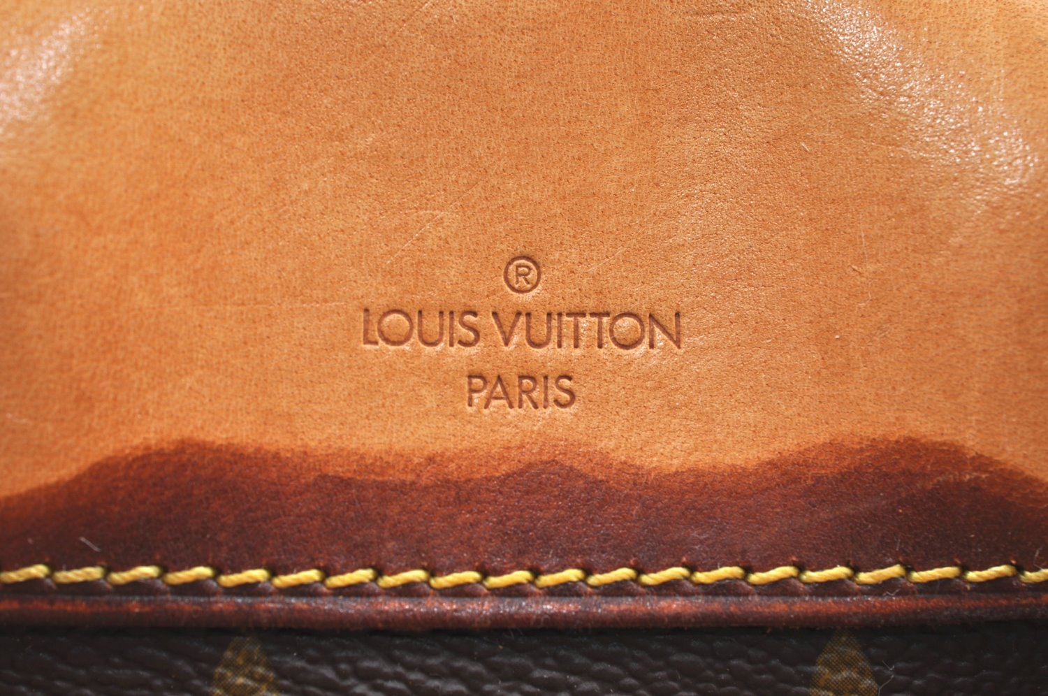 Authentic Louis Vuitton Monogram Deauville Hand Bag M47270 LV K6782