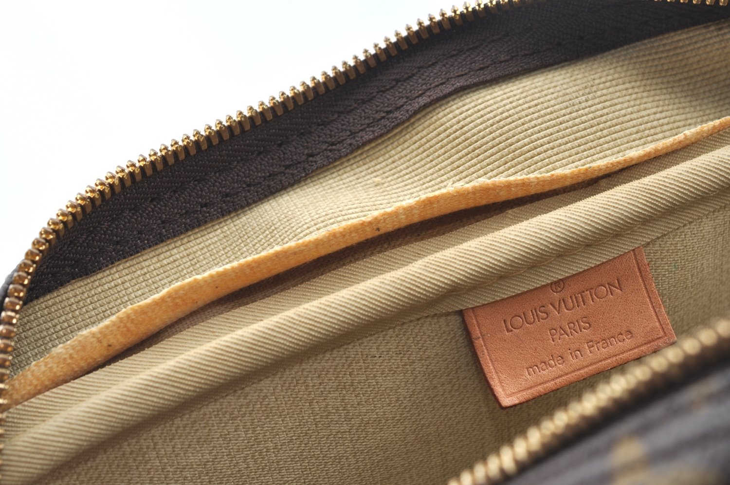 Authentic Louis Vuitton Monogram Deauville Hand Bag M47270 LV K6782