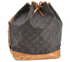 Authentic Louis Vuitton Monogram Noe Shoulder Drawstring Bag Old Model LV K6785