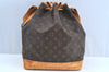 Authentic Louis Vuitton Monogram Noe Shoulder Drawstring Bag Old Model LV K6785