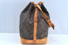 Authentic Louis Vuitton Monogram Noe Shoulder Drawstring Bag Old Model LV K6785