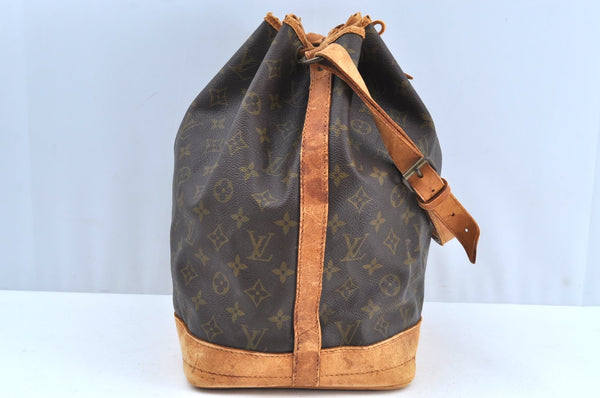 Authentic Louis Vuitton Monogram Noe Shoulder Drawstring Bag Old Model LV K6785