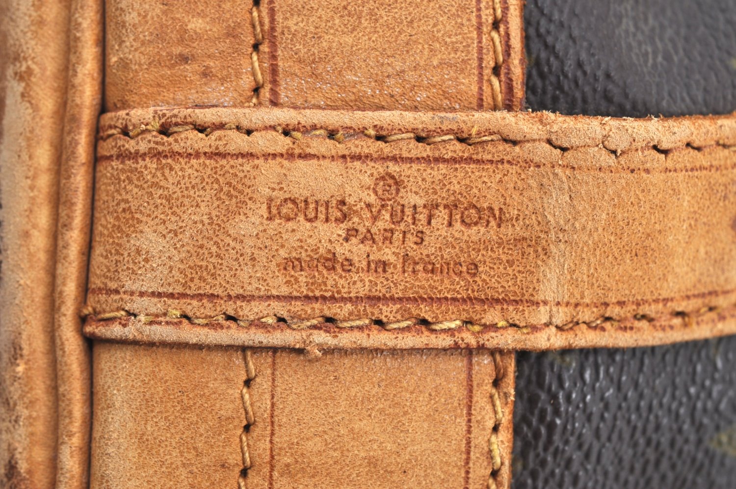 Authentic Louis Vuitton Monogram Noe Shoulder Drawstring Bag Old Model LV K6785