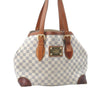 Authentic Louis Vuitton Damier Azur Hampstead MM N51206 Shoulder Tote Bag K6817