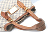 Authentic Louis Vuitton Damier Azur Hampstead MM N51206 Shoulder Tote Bag K6817
