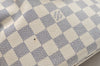 Authentic Louis Vuitton Damier Azur Hampstead MM N51206 Shoulder Tote Bag K6817
