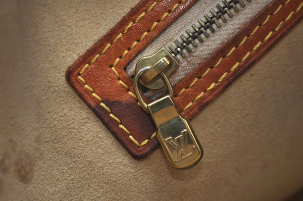 Authentic Louis Vuitton Damier Azur Hampstead MM N51206 Shoulder Tote Bag K6817