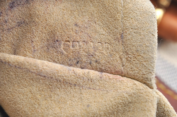 Authentic Louis Vuitton Damier Azur Hampstead MM N51206 Shoulder Tote Bag K6817