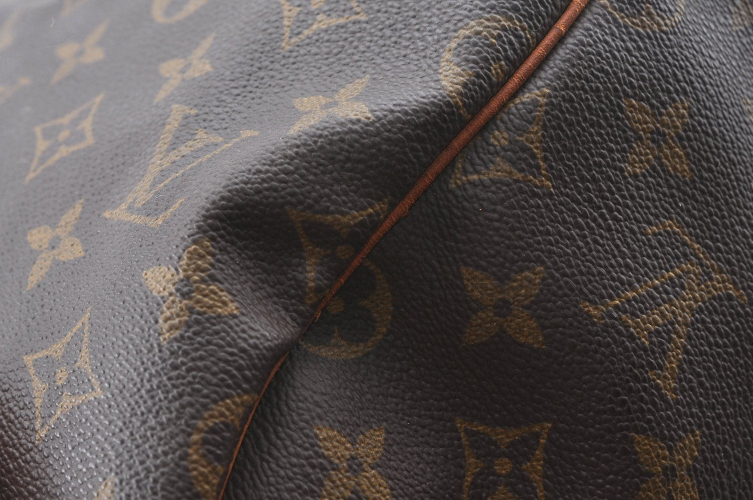 Authentic Louis Vuitton Monogram Keepall 55 Travel Boston Bag M41424 LV K6850