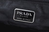 Authentic PRADA Nylon Tessuto Shoulder Hand Bag Black K6852