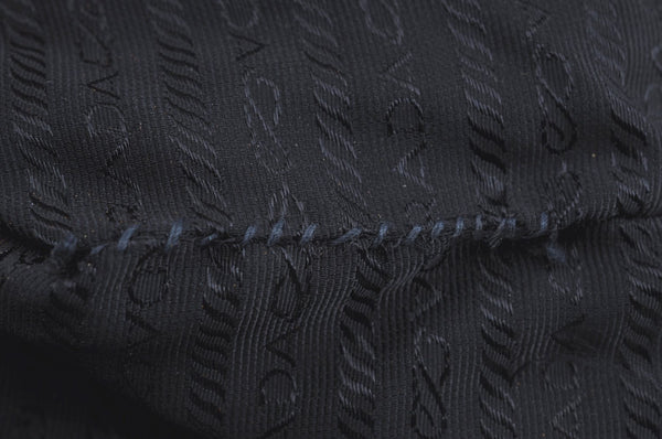 Authentic PRADA Nylon Tessuto Shoulder Hand Bag Black K6852