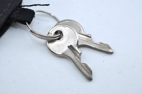 Authentic PRADA Nylon Tessuto Shoulder Hand Bag Black K6852