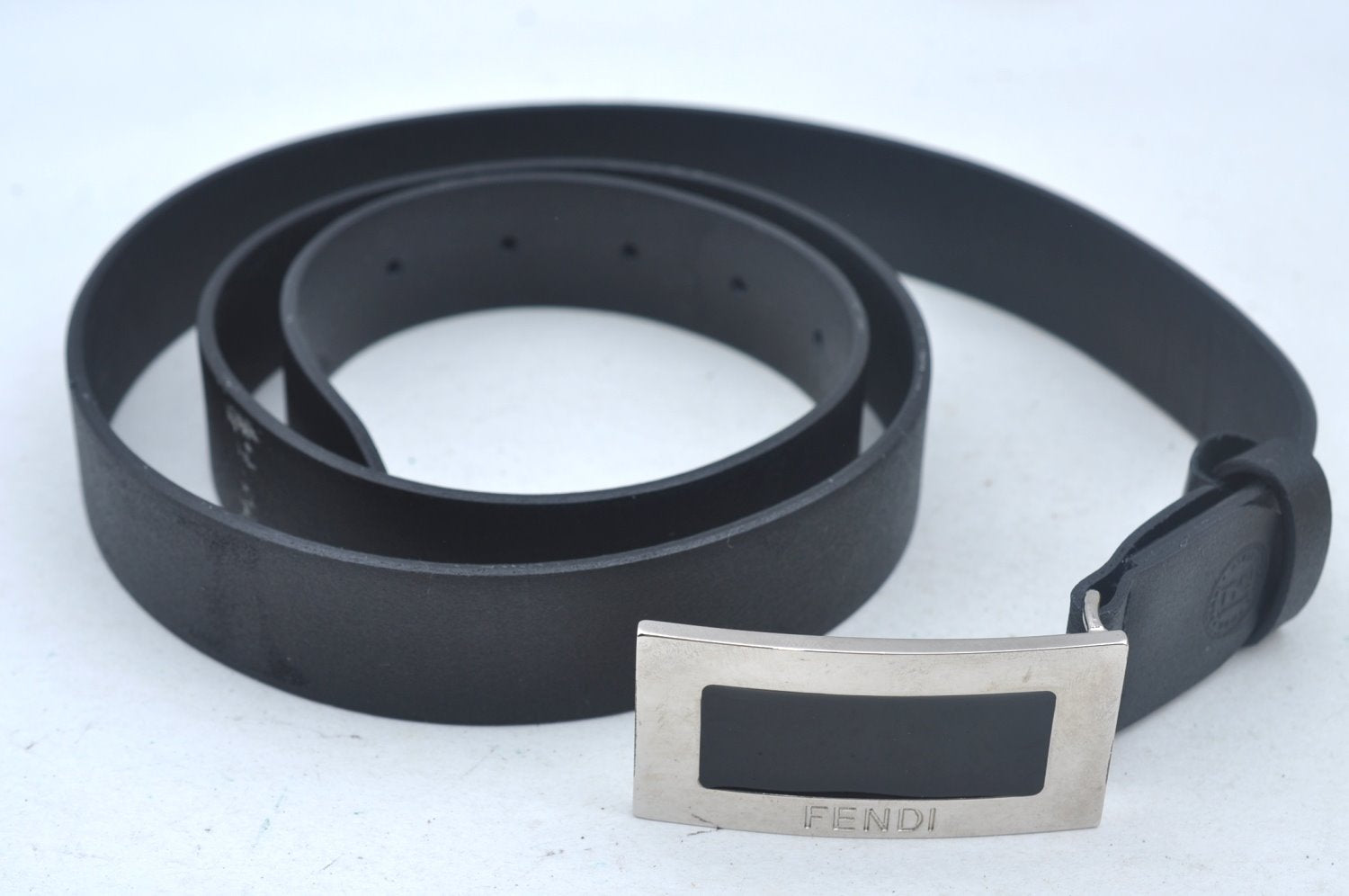 Authentic FENDI Vintage Belt Leather Size 110cm 43.3