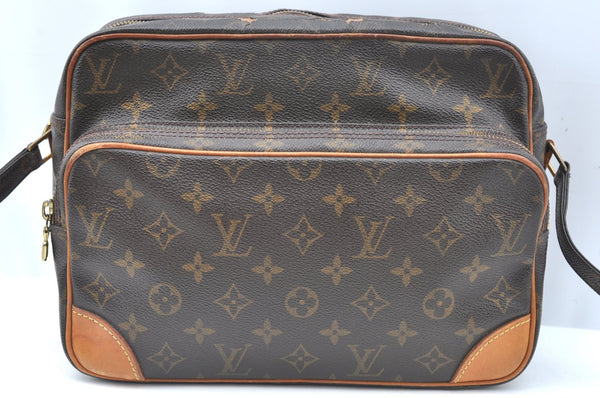 Authentic Louis Vuitton Monogram Nile Shoulder Cross Body Bag M45244 LV K6868