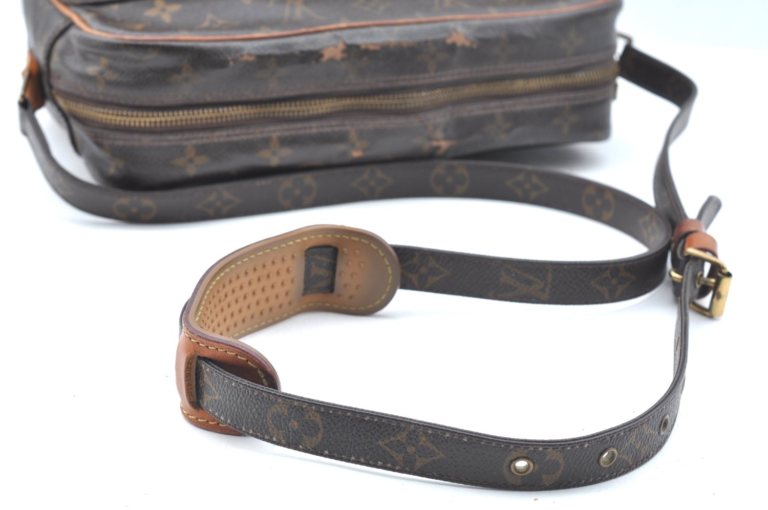 Authentic Louis Vuitton Monogram Nile Shoulder Cross Body Bag M45244 LV K6868