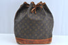 Authentic Louis Vuitton Monogram Noe Shoulder Drawstring Bag M42224 LV K6880