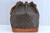 Authentic Louis Vuitton Monogram Noe Shoulder Drawstring Bag M42224 LV K6880