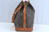 Authentic Louis Vuitton Monogram Noe Shoulder Drawstring Bag M42224 LV K6880