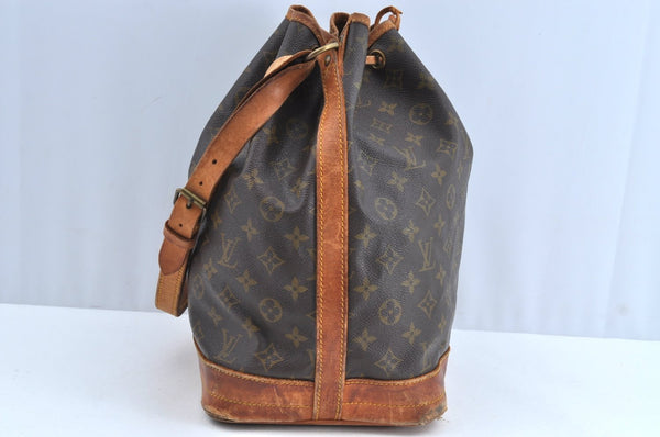 Authentic Louis Vuitton Monogram Noe Shoulder Drawstring Bag M42224 LV K6880