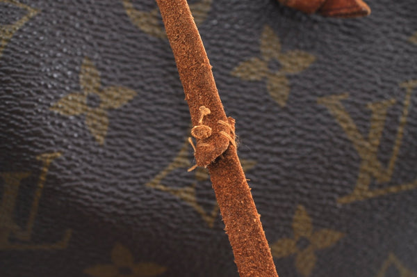 Authentic Louis Vuitton Monogram Noe Shoulder Drawstring Bag M42224 LV K6880