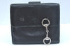 Auth GUCCI 6 Hooks Key Case Wallet Canvas Leather Black Brown 3Set Junk K6893