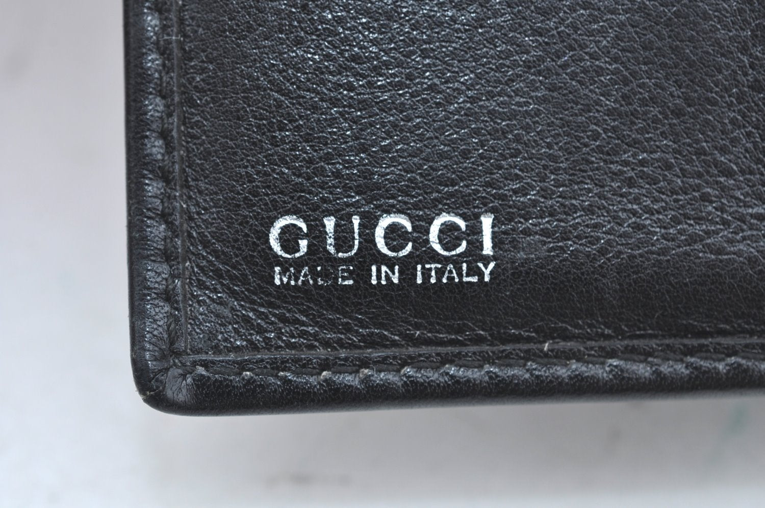 Auth GUCCI 6 Hooks Key Case Wallet Canvas Leather Black Brown 3Set Junk K6893