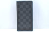 Authentic Louis Vuitton Damier Graphite Portefeuille Alexandre NM Wallet K6896