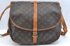 Authentic Louis Vuitton Monogram Saumur 35 Shoulder Cross Bag M42254 LV K6924