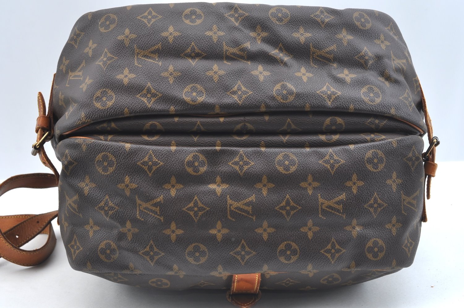Authentic Louis Vuitton Monogram Saumur 35 Shoulder Cross Bag M42254 LV K6924