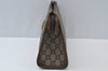 Authentic GUCCI GG Plus Vintage Clutch Hand Bag Purse PVC Leather Brown K6929