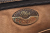 Authentic GUCCI GG Plus Vintage Clutch Hand Bag Purse PVC Leather Brown K6929